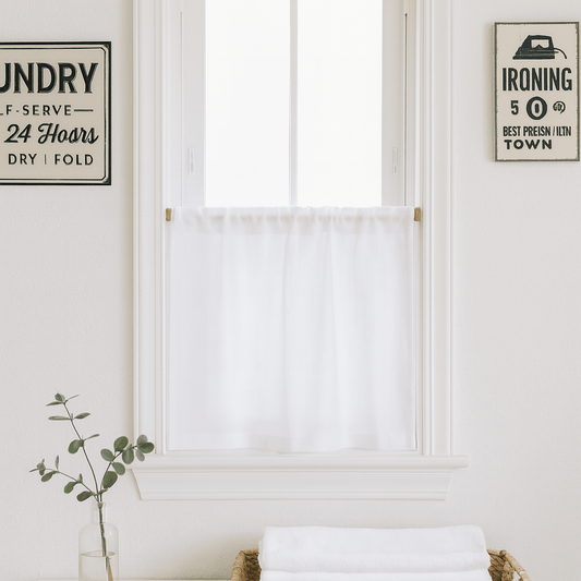 Linen Sankey Window Curtain - Linen and Letters