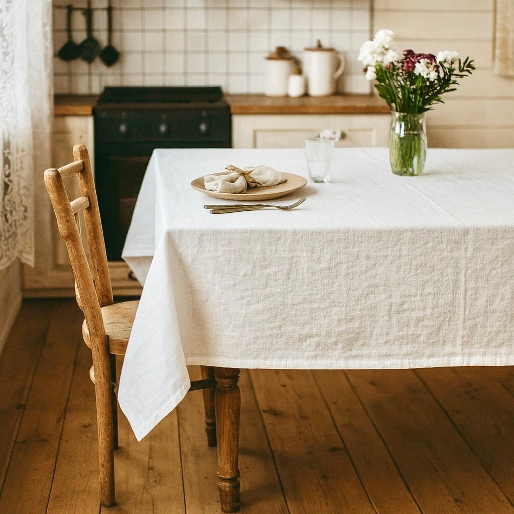Pure Linen Tablecloth - Linen and Letters