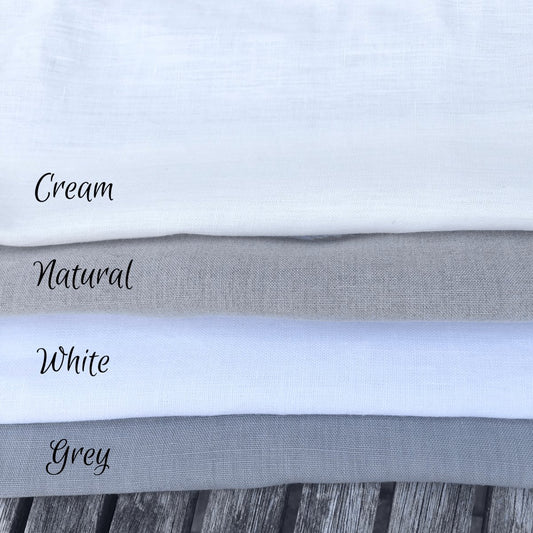 100% French Linen by the meter - Linen and Letters