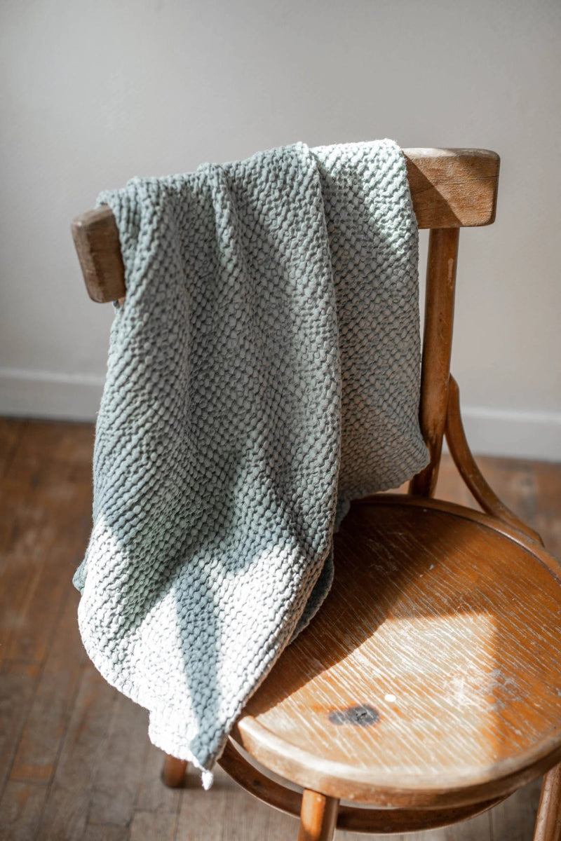 Baby Toddler Linen Waffle Blanket - Linen and Letters