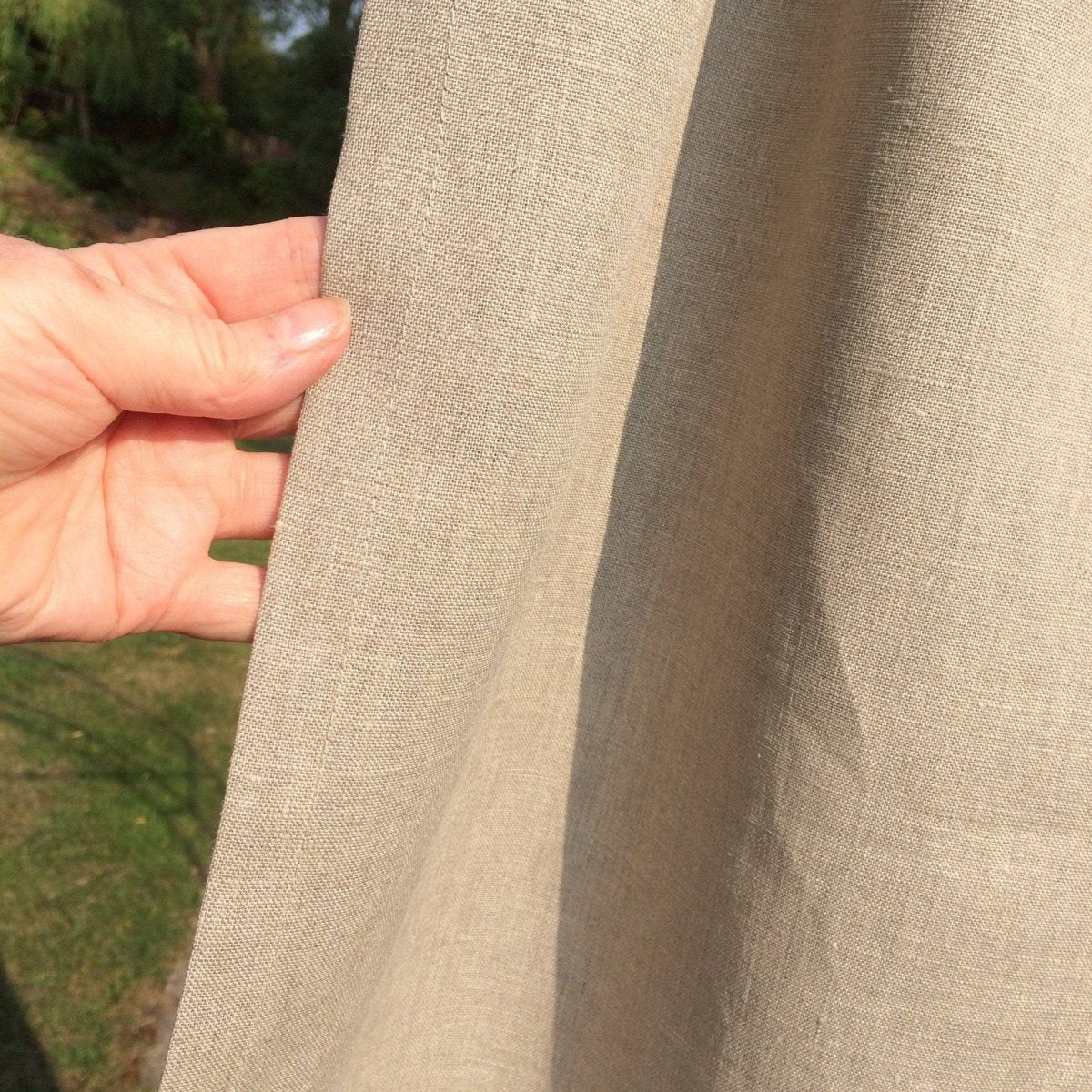 Chelsea Wine Fleur de Lis Linen Window Curtain - Linen and Letters