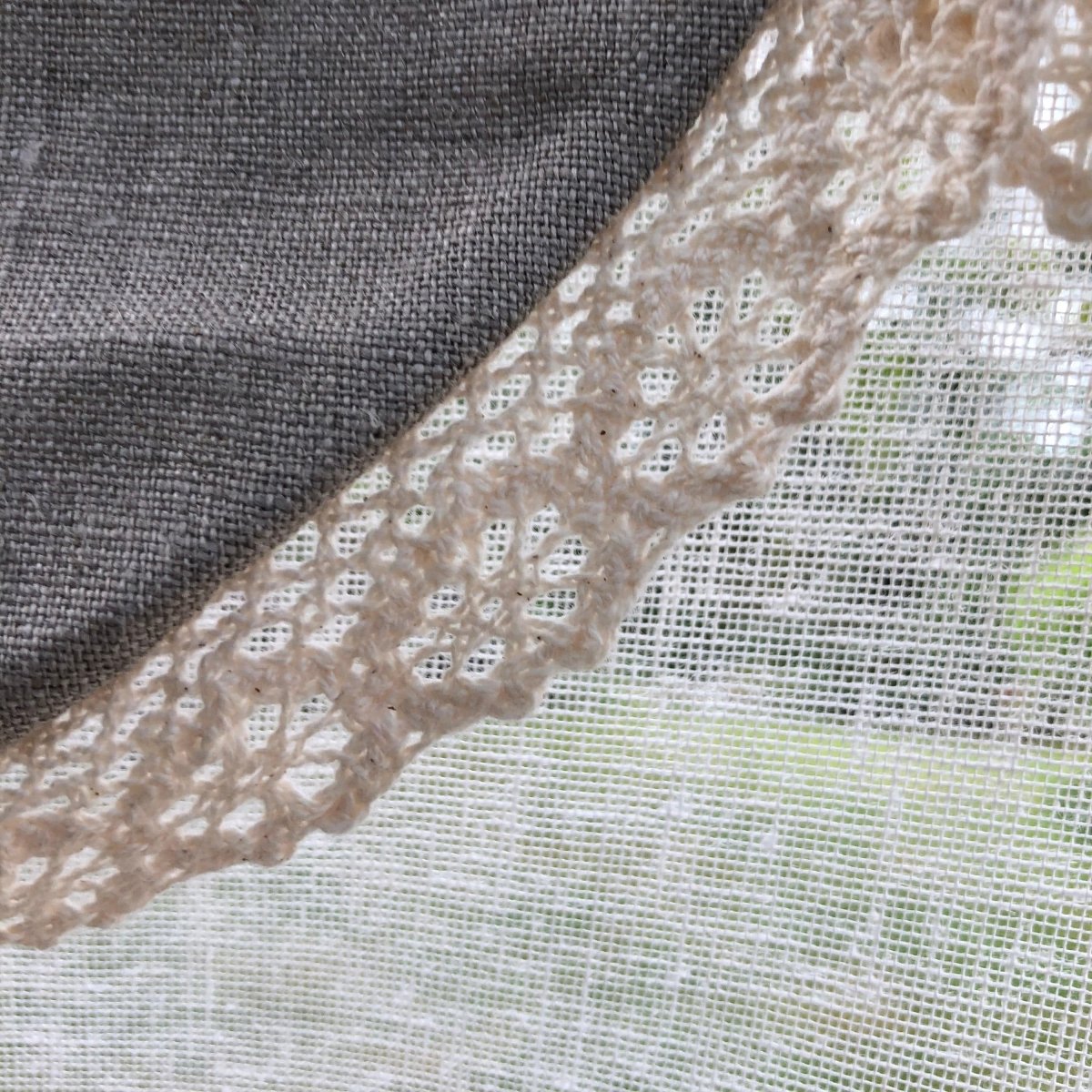 Monogram Linen Valance - Linen and Letters
