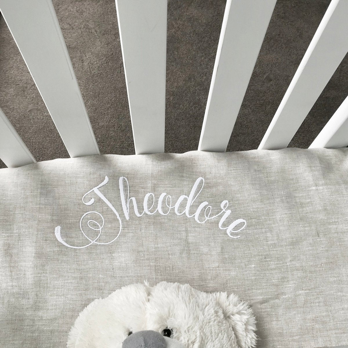 Personalised cot sheets new arrivals