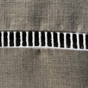 Trafford Linen Tree Tie Up Valance - Linen and Letters