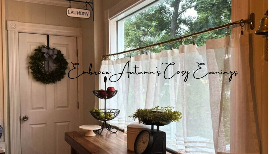 Embrace Autumn’s Cosy Evenings: How Sheer Linen Curtains Offer Privacy Without Compromising on Light - Linen and Letters