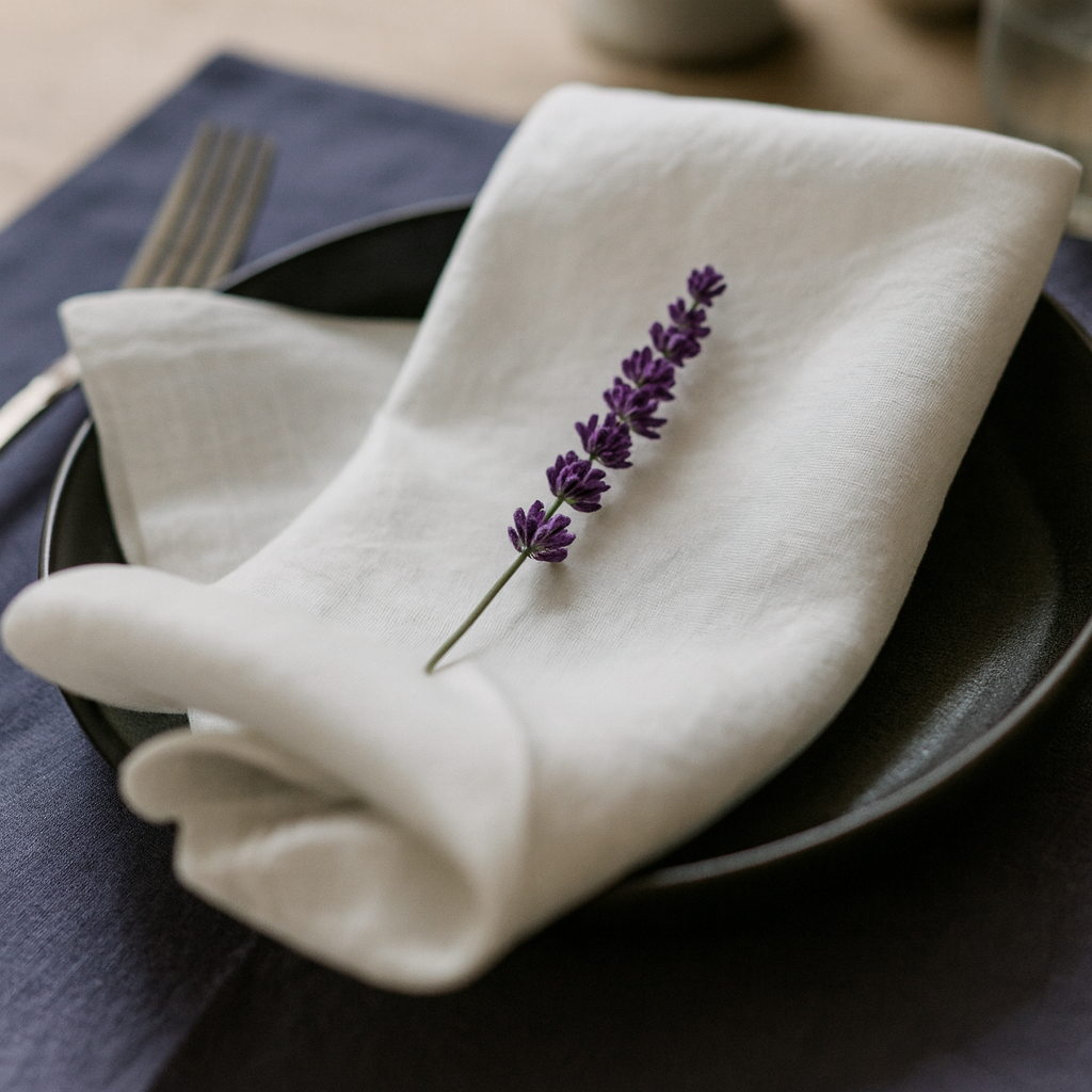 Linen Embroidered Napkins