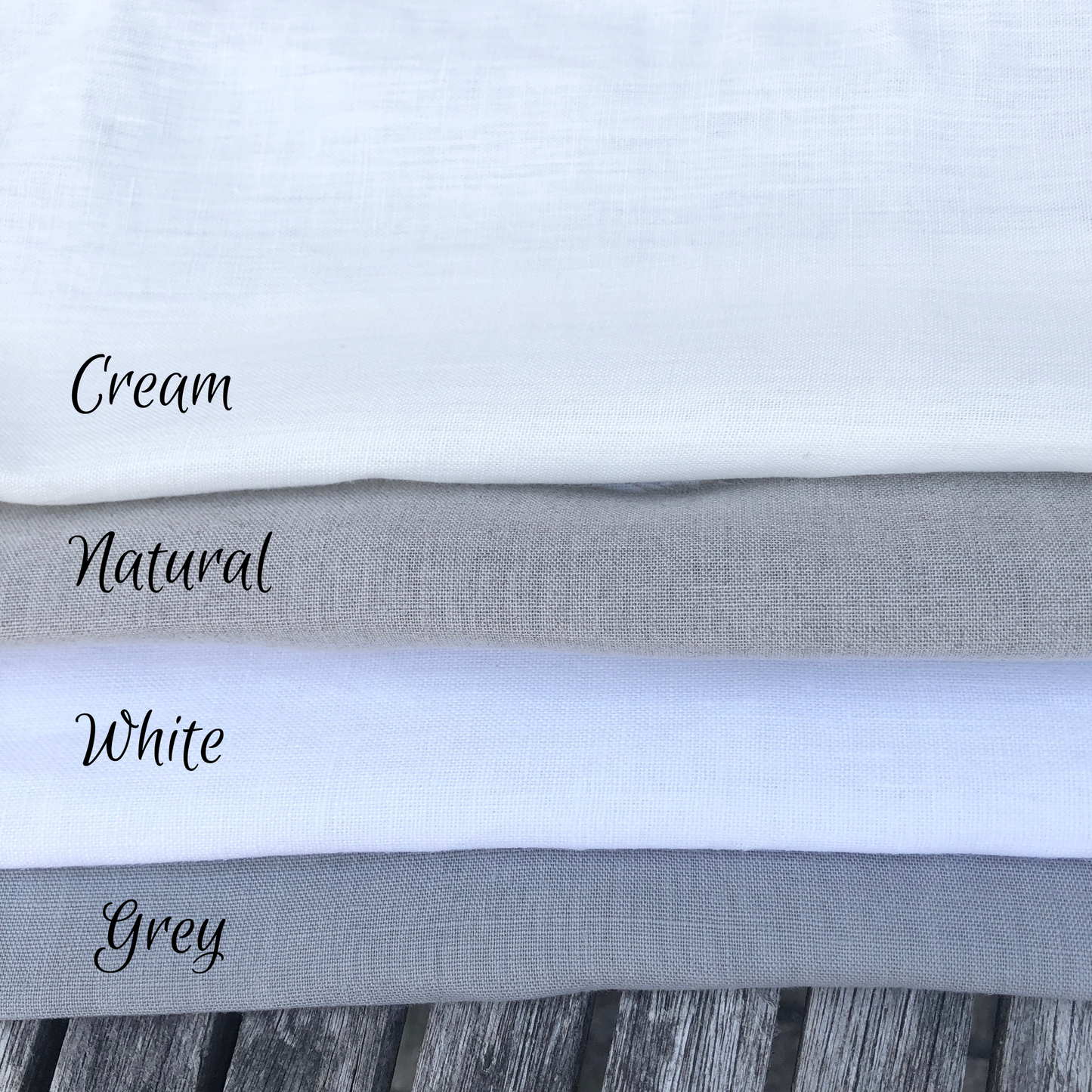 Linen Window Curtain with Single Rod Pocket