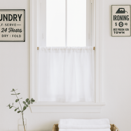 Linen Sankey Window Curtain - Linen and Letters