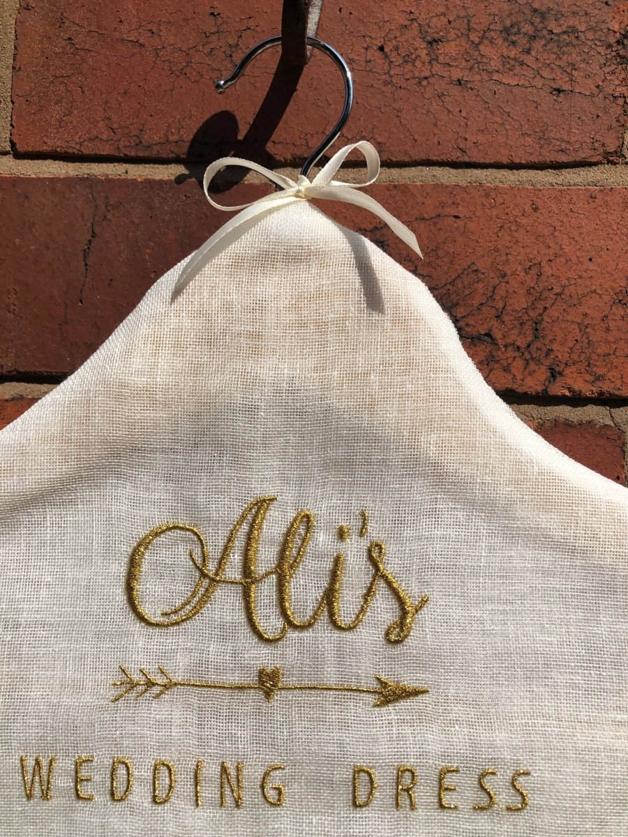 Buy Custom Wedding Dress Covered Hanger | Handmade coat hanger | Linen & Letters UK Linen and Letters Buy Custom Wedding Dress Covered Hanger | Handmade coat hanger | Linen & Letters UK Linen and Letters