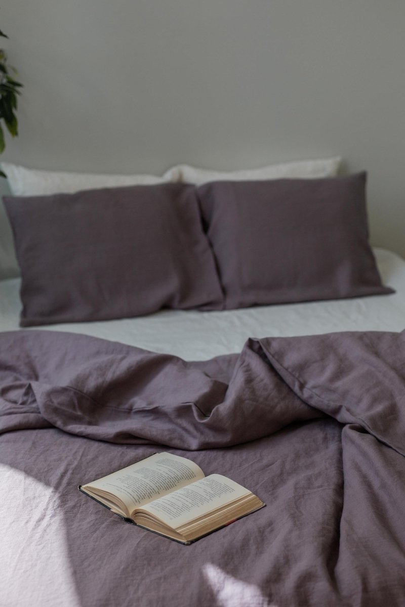 Dusty Lavender 100% Linen Pillowcase - Linen and Letters