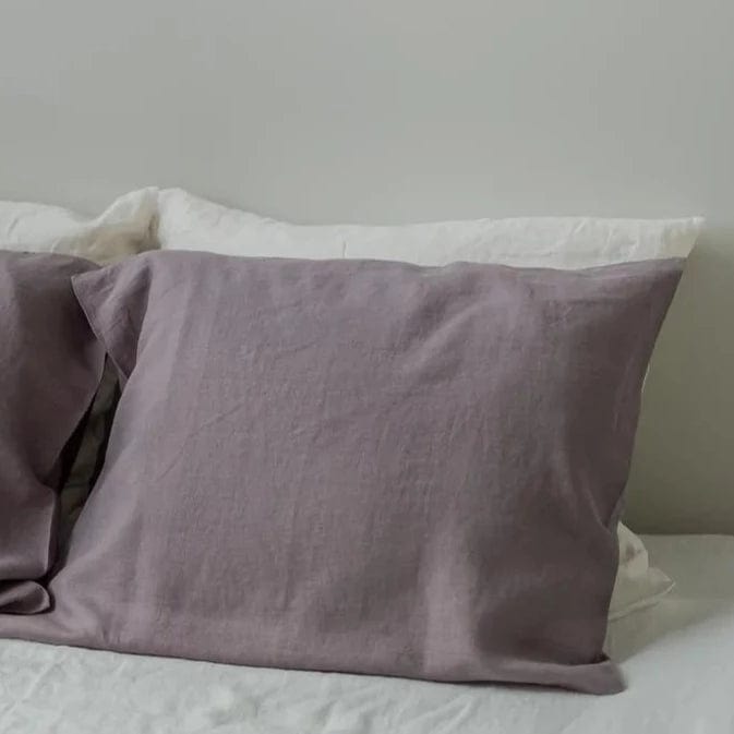 Dusty Lavender 100% Linen Pillowcase - Linen and Letters