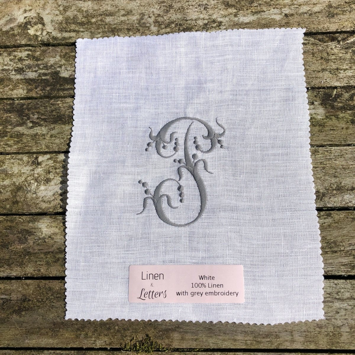 Fabric Samples - Linen and Letters
