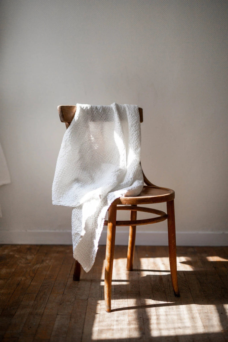 Linen Waffle Bath Sheet Towel - Linen and Letters