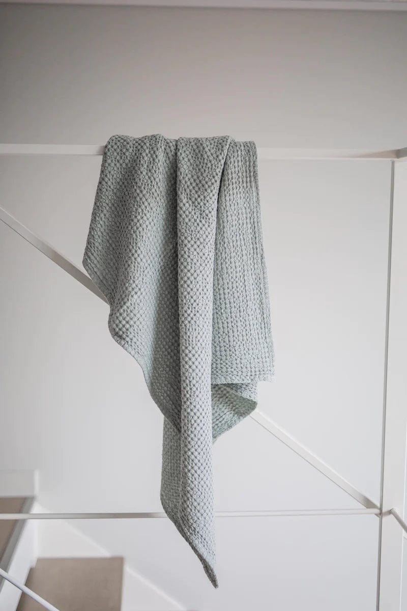 Linen Waffle Bath Sheet Towel - Linen and Letters