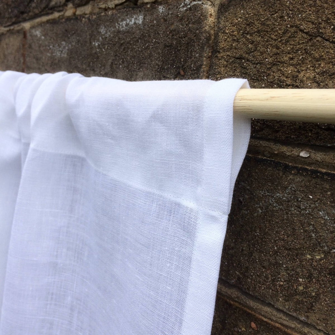 Sankey Pure Linen Window Cafe Curtain or Door Panel Panel – Linen and ...