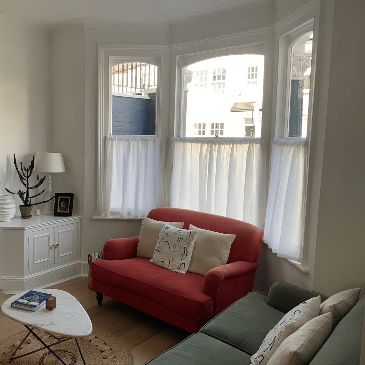 Sankey Pure Linen Window Panel or Door Panel with Double Rod Pockets ...