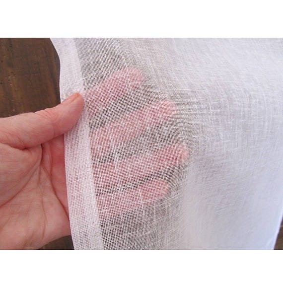 Sankey Sheer Single Pocket Linen Panel - Linen and Letters