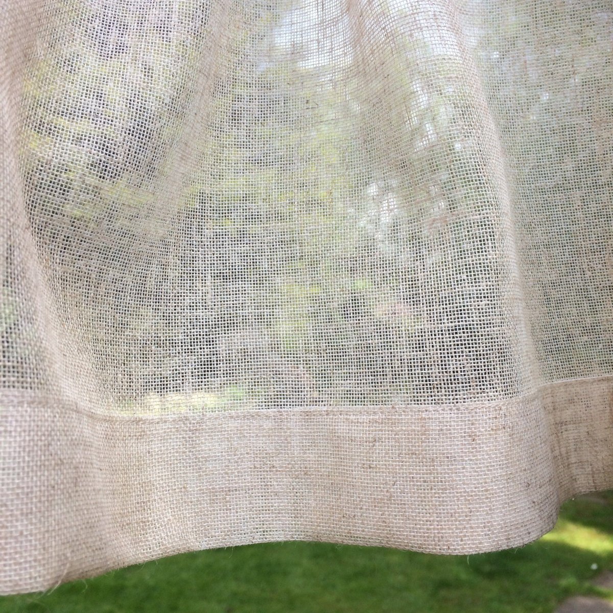 Sankey Wide Sheer Single Pocket Linen Panel - Linen and Letters