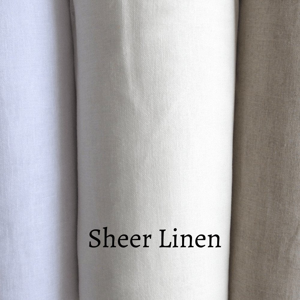 Sheer French Linen by the meter - Linen and Letters